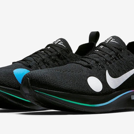AO2115-001 Off-White �~ Nike Zoom Fly Mercurial Flyknit Black White Volt (Men's)