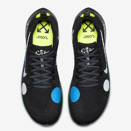 AO2115-001 Off-White �~ Nike Zoom Fly Mercurial Flyknit Black White Volt (Men's)