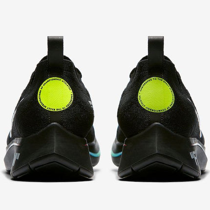 AO2115-001 Off-White �~ Nike Zoom Fly Mercurial Flyknit Black White Volt (Men's)