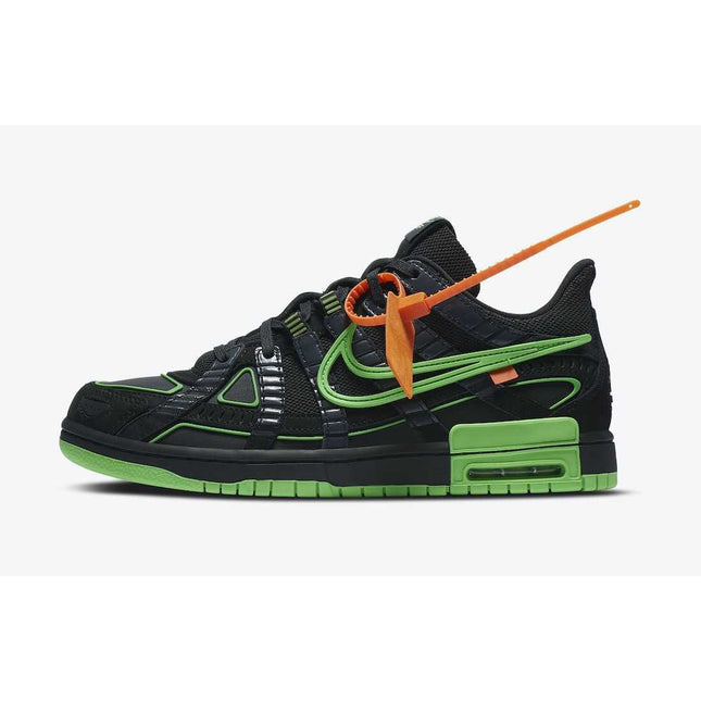 CU6015-001 Off-White �~ Nike Air Rubber Dunk Black Green Strike (Men's)