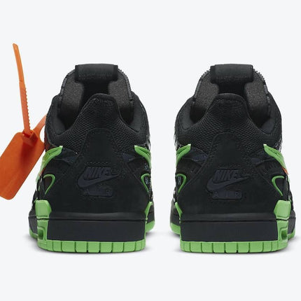 CU6015-001 Off-White �~ Nike Air Rubber Dunk Black Green Strike (Men's)