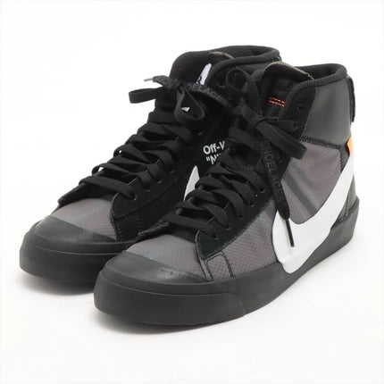 AA3832-001 OFF-WHITE NIKE BLAZER STUDIO MID BLACK WHITE (Men's)