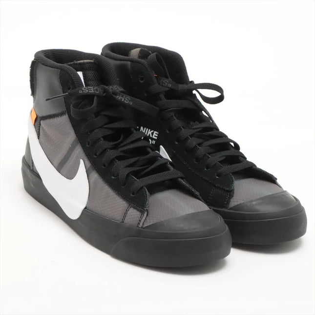 AA3832-001 OFF-WHITE NIKE BLAZER STUDIO MID BLACK WHITE (Men's)