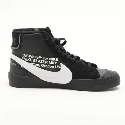 AA3832-001 OFF-WHITE NIKE BLAZER STUDIO MID BLACK WHITE (Men's)