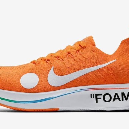AO2115-800 Off-White �~ Nike Zoom Fly Mercurial Flyknit Total Orange  (Men's)