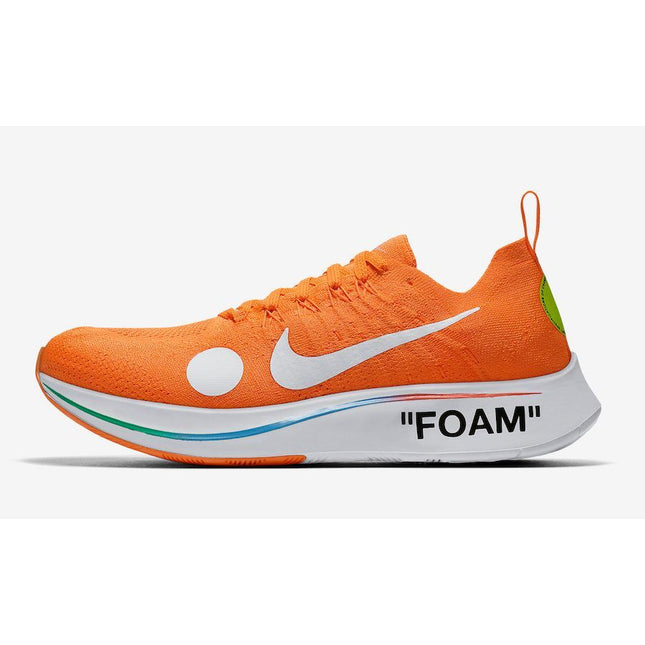 AO2115-800 Off-White �~ Nike Zoom Fly Mercurial Flyknit Total Orange  (Men's)