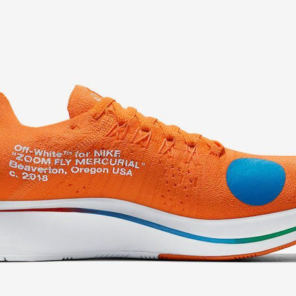 AO2115-800 Off-White �~ Nike Zoom Fly Mercurial Flyknit Total Orange  (Men's)