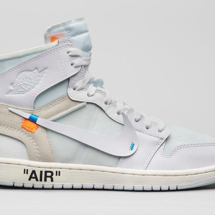 AQ0818-100 Off-White �~ Nike Air Jordan 1 Retro High White (Men's)