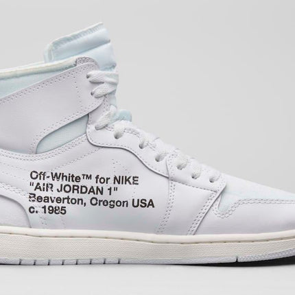 AQ0818-100 Off-White �~ Nike Air Jordan 1 Retro High White (Men's)
