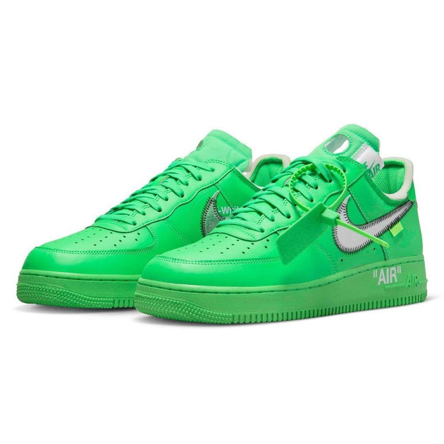 DX1419-300 Off-White �~ Nike Air Force 1 Low Brooklyn Light Green Spark (Men's)