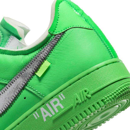 DX1419-300 Off-White �~ Nike Air Force 1 Low Brooklyn Light Green Spark (Men's)