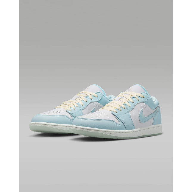 HJ5999-400 Nike Air Jordan 1 Low SE Glacier Blue Summit White Guava Ice (Men's)