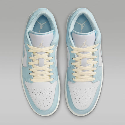 HJ5999-400 Nike Air Jordan 1 Low SE Glacier Blue Summit White Guava Ice (Men's)