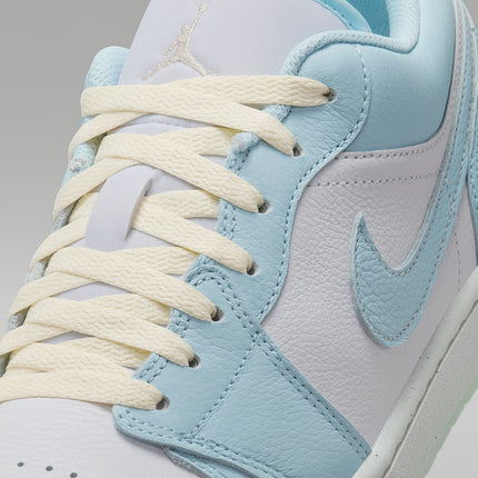 HJ5999-400 Nike Air Jordan 1 Low SE Glacier Blue Summit White Guava Ice (Men's)