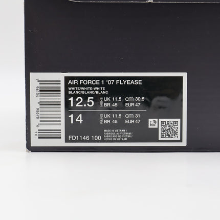 FD1146-100 Nike Air Force 1 '07 FlyEase Triple White (Men's)