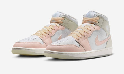 HJ6654-100 Nike Air Jordan 1 Mid Soft Pink (Men's)