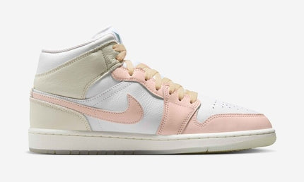 HJ6654-100 Nike Air Jordan 1 Mid Soft Pink (Men's)