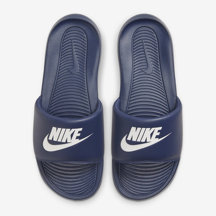 CN9675-401 Nike Victori One Slide Midnight Navy Midnight Navy White (Men's)