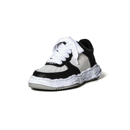 A08FW706-black/white Maison MIHARA YASUHIRO WAYNE OG Sole Leather Low-top(Men's)