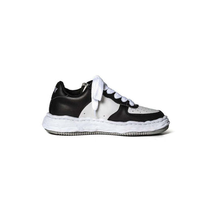 A08FW706-black/white Maison MIHARA YASUHIRO WAYNE OG Sole Leather Low-top(Men's)