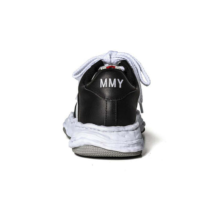A08FW706-black/white Maison MIHARA YASUHIRO WAYNE OG Sole Leather Low-top(Men's)