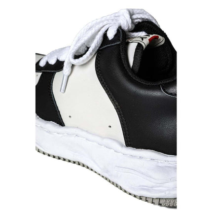 A08FW706-black/white Maison MIHARA YASUHIRO WAYNE OG Sole Leather Low-top(Men's)