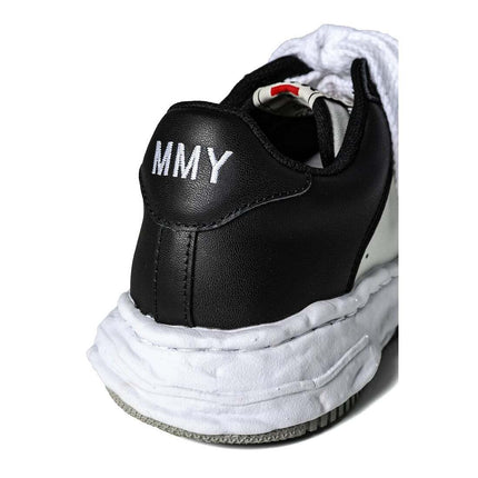 A08FW706-black/white Maison MIHARA YASUHIRO WAYNE OG Sole Leather Low-top(Men's)