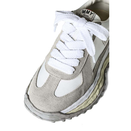 A14FW703-white Maison MIHARA YASUHIRO LARRY original sole leather Low-Top (Men's