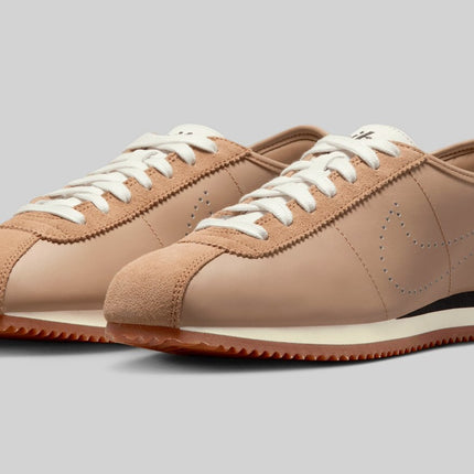 HQ1841-200 Nike Cortez Leather Pale Shale Sail Gum Medium Brown Black (Women's)