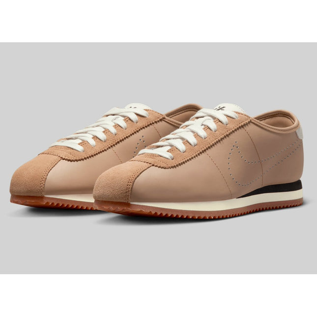 HQ1841-200 Nike Cortez Leather Pale Shale Sail Gum Medium Brown Black (Women's)