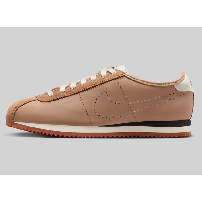 HQ1841-200 Nike Cortez Leather Pale Shale Sail Gum Medium Brown Black (Women's)