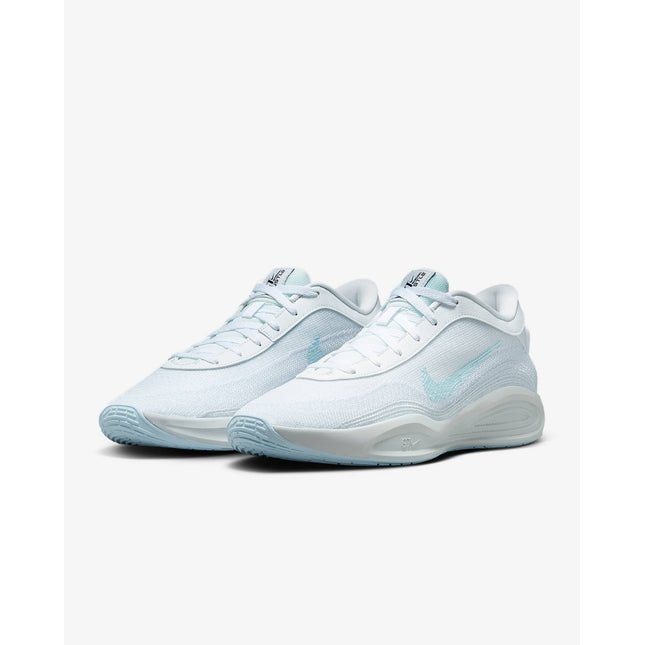 FJ7808-101 Nike GT Hustle Academy White Pure Platinum Glacier Blue (Men's)