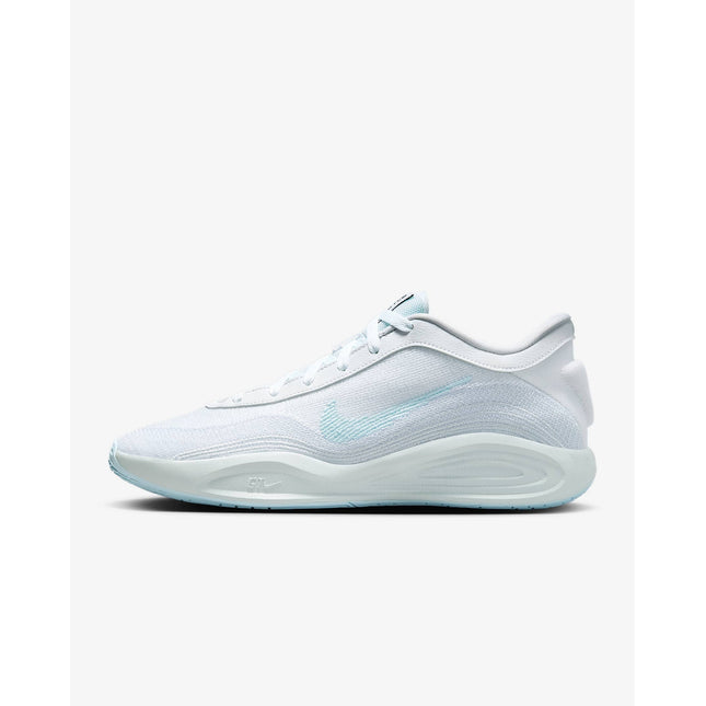 FJ7808-101 Nike GT Hustle Academy White Pure Platinum Glacier Blue (Men's)
