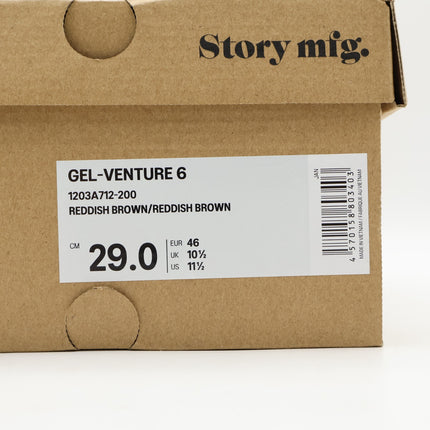 1203A712-200 STORY mfg. Asics Gel-Venture 6 Reddish Brown (Men's)