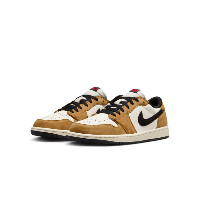 CZ0790-107 Nike Air Jordan 1 Low OG Rookie of the Year Sail and Golden (Men's)