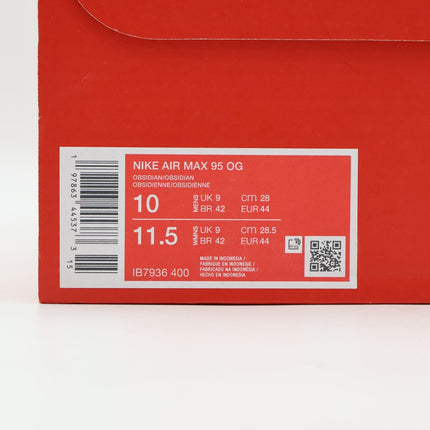 IB7936-400 Nike Air Max 95 OG Big Bubble Obsidian Varsity Maize (Men's)