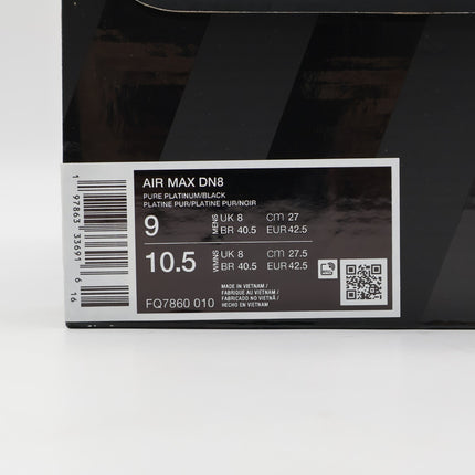 FQ7860-010 Nike Air Max DN8 White Black (Men's)