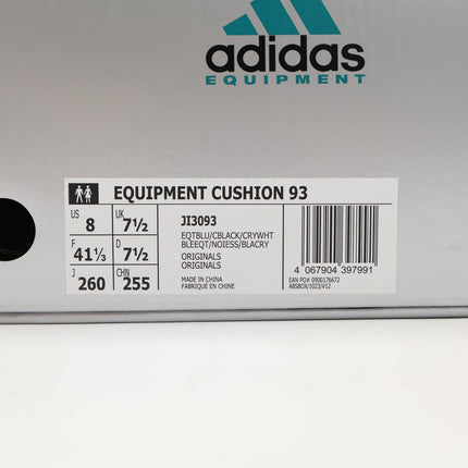 JI3093 adidas Originals Equipment Cushion 93 Equipment Blue Core Black (Men's)