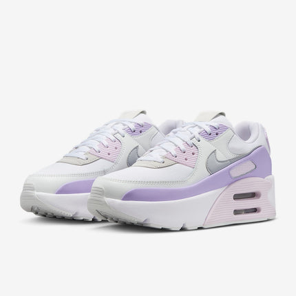 FD4328-113 Nike Air Max 90 LV8 White Hydrangeas Summit White Wolf Grey (Women's)
