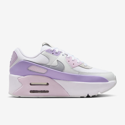FD4328-113 Nike Air Max 90 LV8 White Hydrangeas Summit White Wolf Grey (Women's)