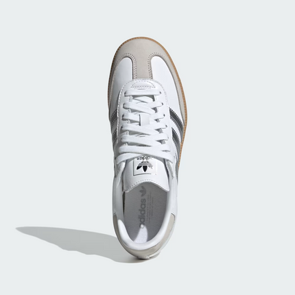 JI2725 adidas Originals Samba OG Cloud White Silver Metallic Grey One (Women's)