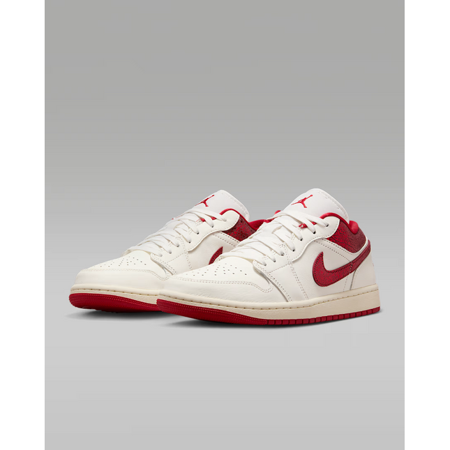 HJ9338-106 Nike  Air Jordan 1 Low SE Sail Team Red Varsity Red (Women's)