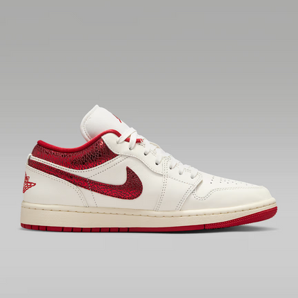 HJ9338-106 Nike  Air Jordan 1 Low SE Sail Team Red Varsity Red (Women's)