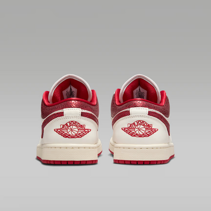 HJ9338-106 Nike  Air Jordan 1 Low SE Sail Team Red Varsity Red (Women's)