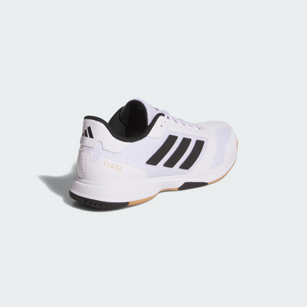 JI1505 Adidas Ligra 8 Indoor Court Shoes Cloud White  Core Black  (Men's)