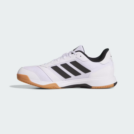 JI1505 Adidas Ligra 8 Indoor Court Shoes Cloud White  Core Black  (Men's)