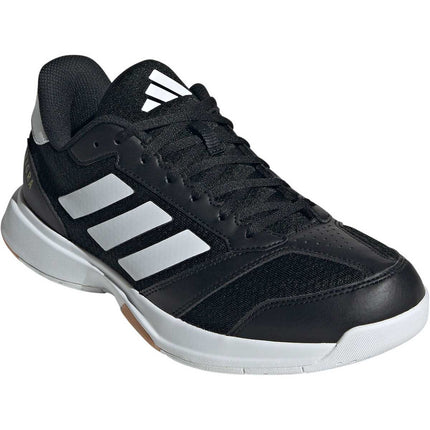 IH0526 Adidas Ligra 8 Indoor Shoes Core Black  Cloud White  Cloud White (Men's)