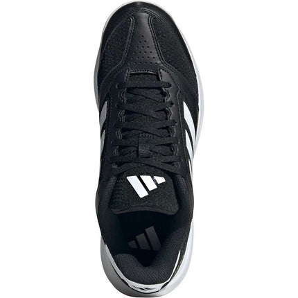 IH0526 Adidas Ligra 8 Indoor Shoes Core Black  Cloud White  Cloud White (Men's)
