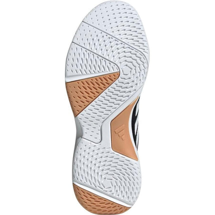 IH0526 Adidas Ligra 8 Indoor Shoes Core Black  Cloud White  Cloud White (Men's)