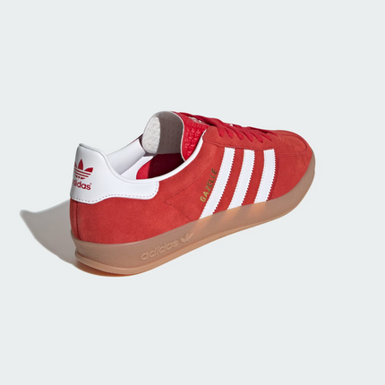 JI2063 adidas Originals Gazelle Indoor Better Scarlet Footwear White Gum (Men's)